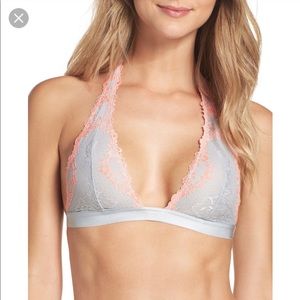 NWT FREE PEOPLE ELLE BRALETTE SIZE XS Boho Chic Romantic
